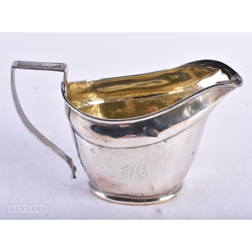 1973 - A GEORGE III SILVER JUG. Sheffield 1802. 111 grams. 15 cm x 8.75 cm.