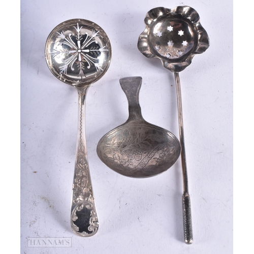 1989 - 3 x .925 sterling silver spoons inc georgian etc. 50 grams. (3)