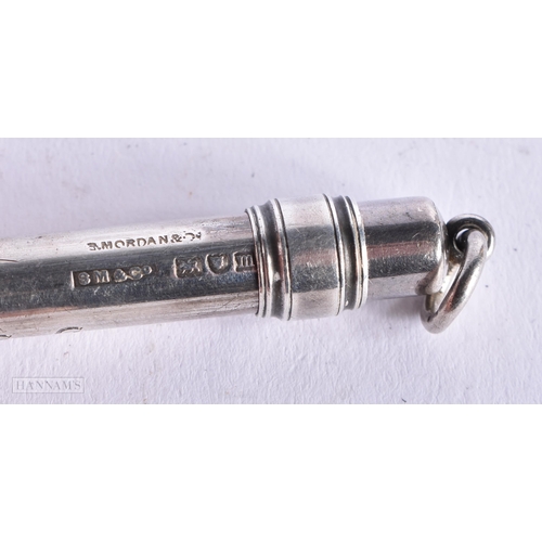 1998 - s.mordan & co .925 sterling silver propelling pencil. 12 grams. London 1907. 7 cm long.