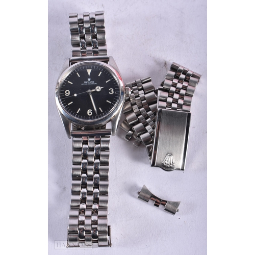 2874 - A Rolex Oyster Perpetual Watch.  Ser 75504 and 452037, with later strap together with originalo stra... 