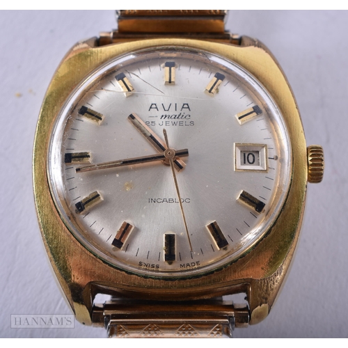 2891 - Mens Vintage Avia-Matic Watch Movement - Automatic WORKING - Running Case Diameter (Inc Crown) - 37m... 