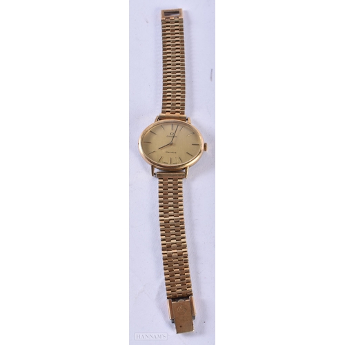 2893 - Womens Vintage Omega Geneve Gold Tone Watch Movement - Hand-Wind WORKING - Running Case Diameter (In... 