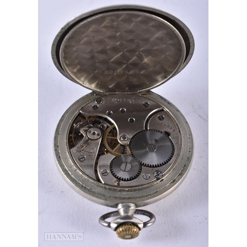 2902 - Vintage Omega Open Face Pocket Watch.  Movement - Hand-Wind.  WORKING - Running.  Dimensions - 59mm ... 