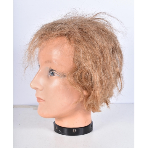 3054 - A vintage Leo Baby mannequin display head 26cm .