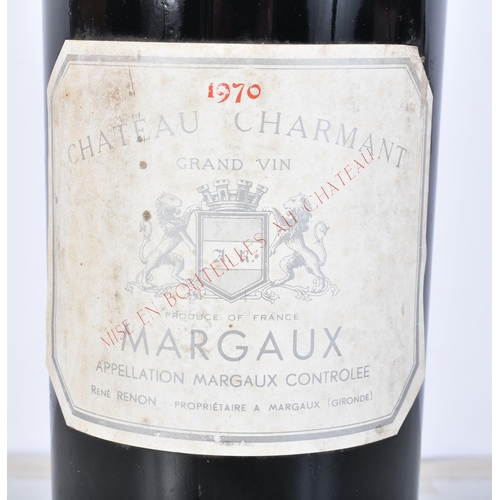 3057 - Magnum Wine bottle 1970 Chateau Charmant Margaux 36cm.