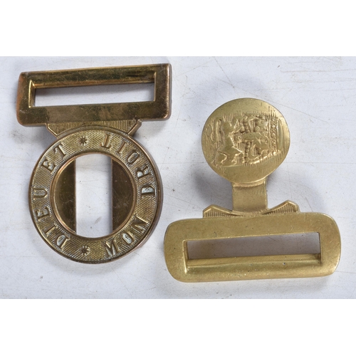 3068 - A collection of Military brass belt buckles 9 x 6cm (10)