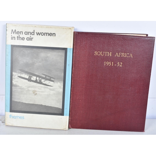 3084 - A collection of books together with a diary of a tour of South Africa 1951-1952, 33 x 45cm .(6).