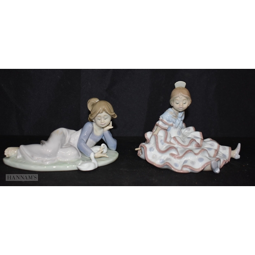 3648 - A collection of Lladro figurines 18cm (5).