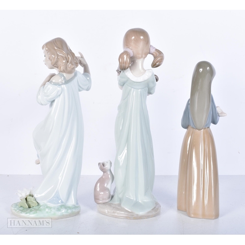 3649 - A collection of Lladro figurines 24cm (8).