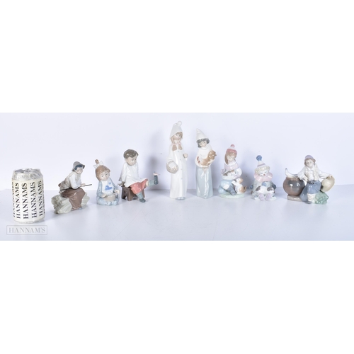 3655 - A collection of Lladro figurines 23cm (8).