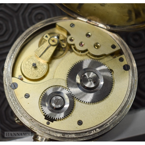 1934 - Vintage Sorley of Glasgow Goliath Pocket Watch.  Movement - Hand-Wind.   WORKING - Running.  7.5cm d... 