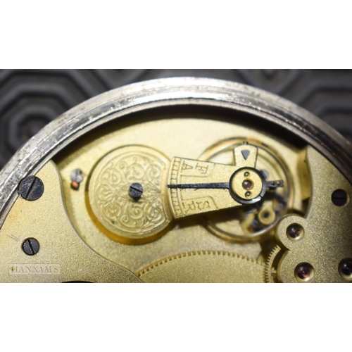 1934 - Vintage Sorley of Glasgow Goliath Pocket Watch.  Movement - Hand-Wind.   WORKING - Running.  7.5cm d... 