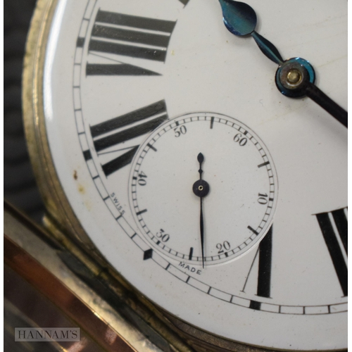 1934 - Vintage Sorley of Glasgow Goliath Pocket Watch.  Movement - Hand-Wind.   WORKING - Running.  7.5cm d... 