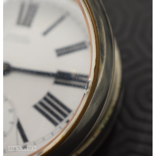 1934 - Vintage Sorley of Glasgow Goliath Pocket Watch.  Movement - Hand-Wind.   WORKING - Running.  7.5cm d... 