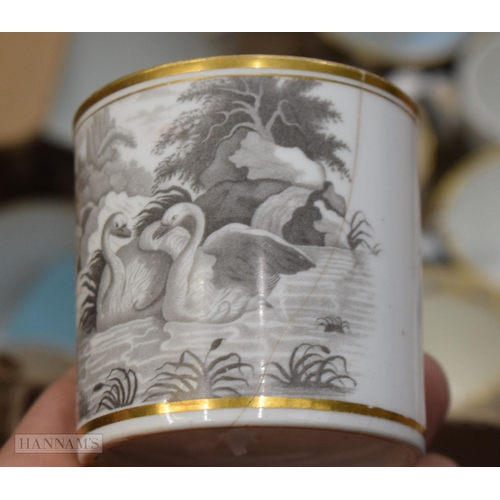 264 - A LARGE COLLECTION OF 18TH/19TH CENTURY ENGLISH PORCELAIN COFFEE CANS. (qty)