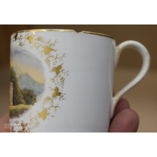 264 - A LARGE COLLECTION OF 18TH/19TH CENTURY ENGLISH PORCELAIN COFFEE CANS. (qty)