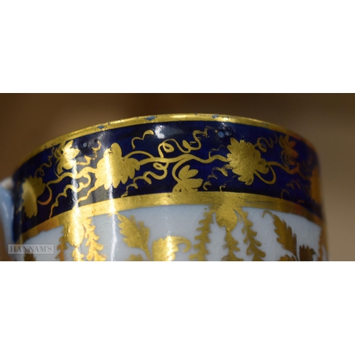 264 - A LARGE COLLECTION OF 18TH/19TH CENTURY ENGLISH PORCELAIN COFFEE CANS. (qty)