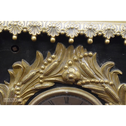 361 - A 19TH CENTURY FRENCH ORMOLU AND BRONZE AUTOMATON CLOCK formed with Napoleon over looking a boat. 46... 