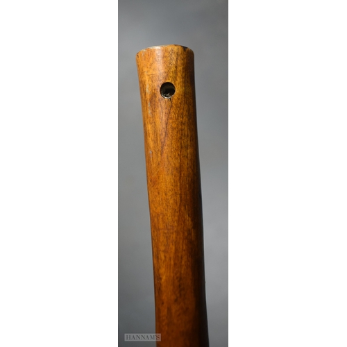 255 - AN UNUSUAL 19TH CENTURY TRIBAL CARVED WOOD THROWING CLUB possibly Chinese Huanghuali wood. 65 cm lon... 