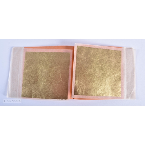 255 - FOUR ITALIAN GOLD LEAF BOOKLETS. (4)