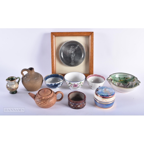 290 - ASSORTED COLLECTABLES including a lustre salt etc. (qty)