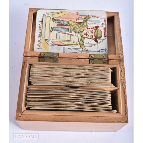 360 - A CASED SET OF VINTAGE PLAYING CARDS. (qty)