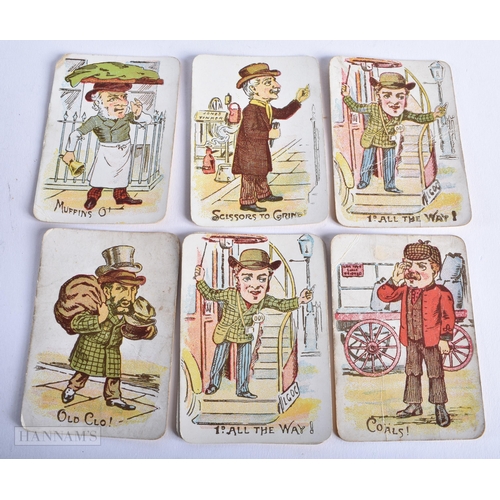 360 - A CASED SET OF VINTAGE PLAYING CARDS. (qty)