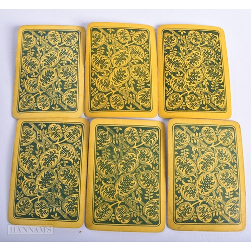 360 - A CASED SET OF VINTAGE PLAYING CARDS. (qty)