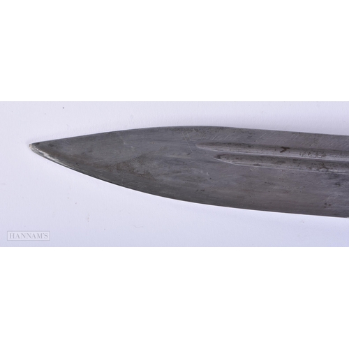 412 - TWO 19TH CENTURY TIBETAN SILVER MOUNTED DAGGERS. Largest 36 cm long. (2)  We do not offer in-house s... 