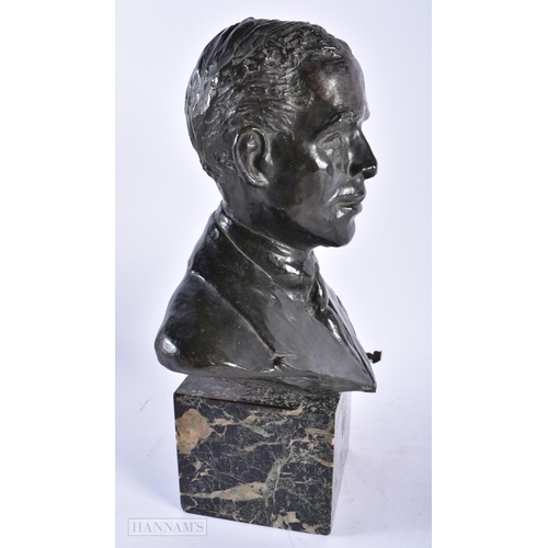 540 - L Valsey (C1900) Bronze, Sculpture of a male. 36 cm high.