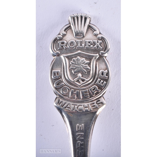 596 - A ROLEX SPOON. 10 cm long.