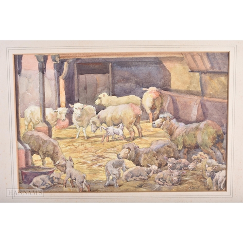 610 - A COLLECTION OF ENGLISH WATERCOLOURS by E Dick. Largest 52 cm x 38cm. (qty)