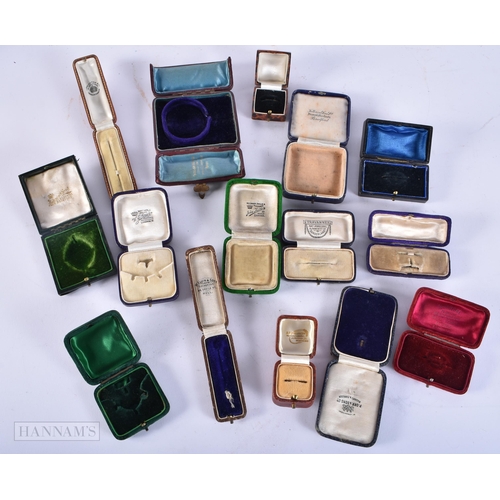 646 - ASSORTED JEWELLERY BOXES. (qty)