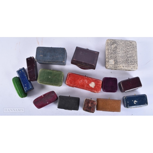 649 - ASSORTED JEWELLERY BOXES. (qty)