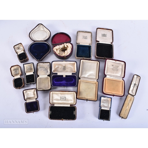 650 - ASSORTED JEWELLERY BOXES. (qty)