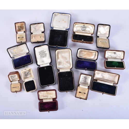 655 - ASSORTED JEWELLERY BOXES. (qty)