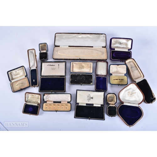 656 - ASSORTED JEWELLERY BOXES. (qty)