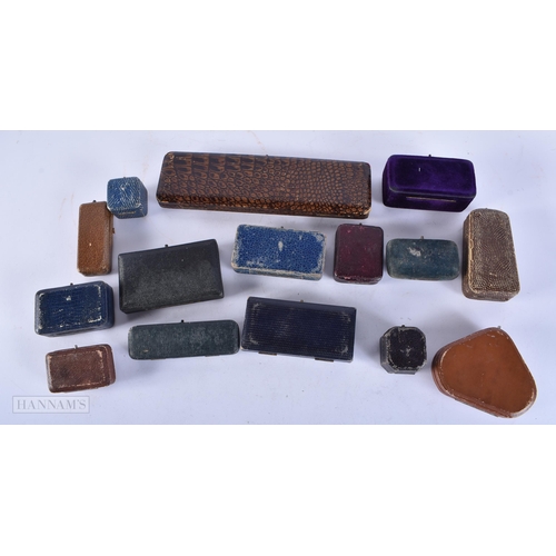 656 - ASSORTED JEWELLERY BOXES. (qty)