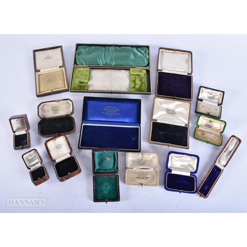 713 - ASSORTED JEWELLERY BOXES. (qty)