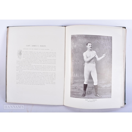 714 - Boxing - Gladiators of the Prize Ring or Pugilist of America by Billy Edwards. Pub Chicago 1895. Lar... 