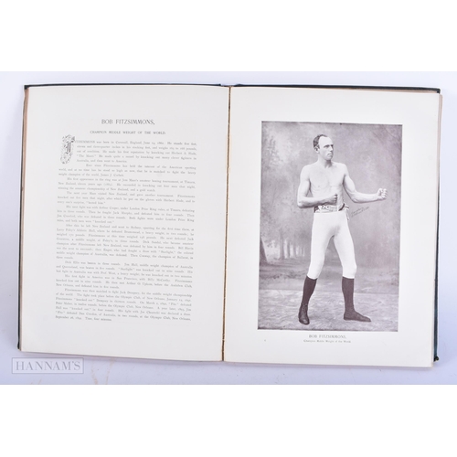 714 - Boxing - Gladiators of the Prize Ring or Pugilist of America by Billy Edwards. Pub Chicago 1895. Lar... 