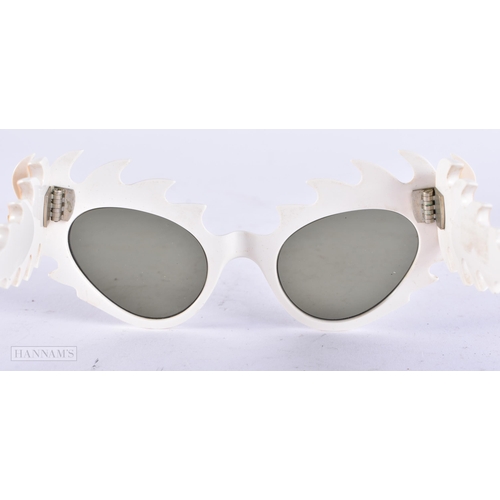 734 - Oliver Goldsmith Jester Designer Sunglasses 1950s Original. 13.75 cm wide.