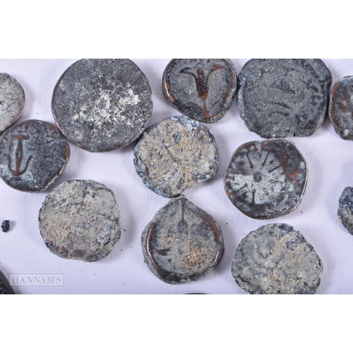 1281 - A BAG OF OLD COINS. 73.4 grams. Largest 2.5 cm diameter. (qty)