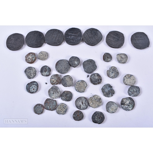 1281 - A BAG OF OLD COINS. 73.4 grams. Largest 2.5 cm diameter. (qty)