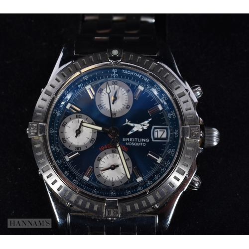 1968 - A BOXED BREITLING MOSQUITO WRIST WATCH with original box and die cast figure No 28 of 60. Working. 4... 