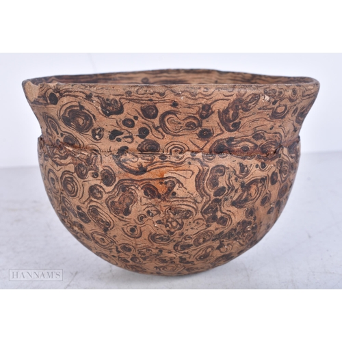 3605 - An early pottery vessel together with a large quantity of Roman coins (Qty)