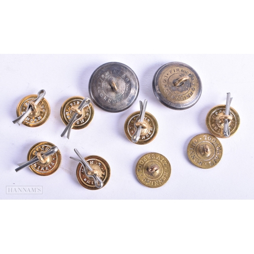 111 - ASSORTED ANTIQUE MILITARY BUTTONS. 35.3 grams. Largest 2.25 cm diameter. (qty)