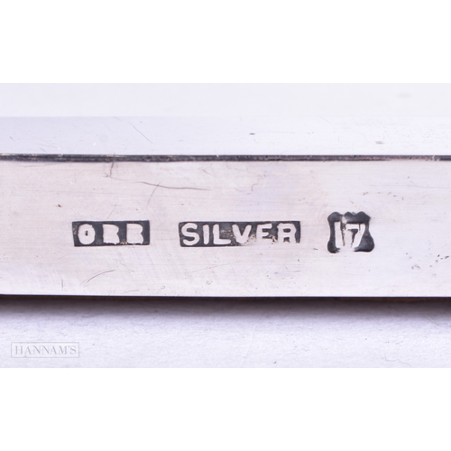 87 - A SILVER PHOTOGRAPH FRAME. Silver 58 grams. 18 cm x 13 cm.