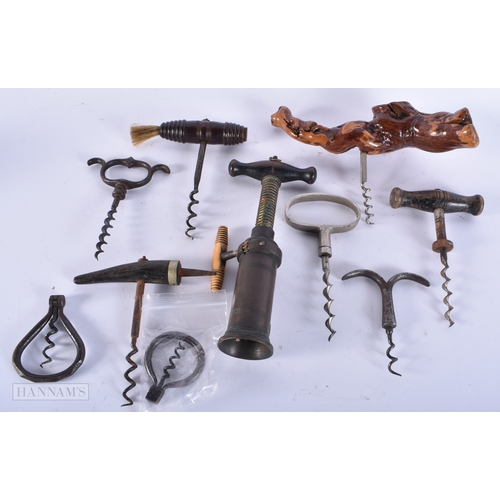 196 - Antique Breweriana Corkscrews & Bottle Openers Assorted Inc Victorian Etc Job lot. (qty)