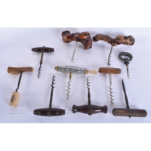 197 - Antique Breweriana Corkscrews & Bottle Openers Assorted Inc Victorian Etc Job lot. (qty)